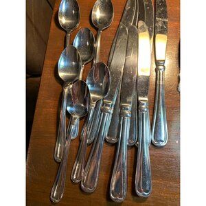 14-Piece Pfaltzgraff Allure Rimmed Flatware Silverware